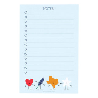 Smiley Texas Icons Notepad