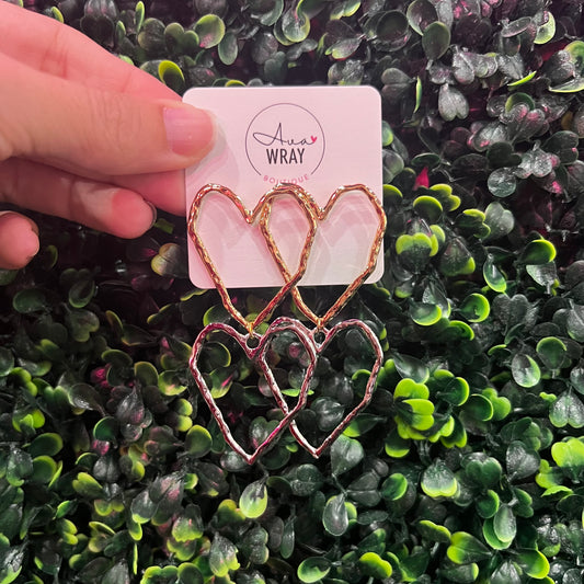 Gilded Hearts Earrings