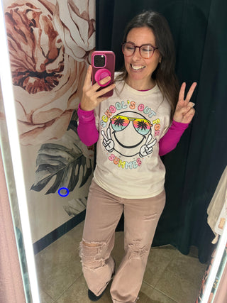 😊 Teacher Vibes (2 options)  {graphic tee}