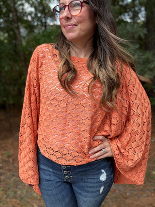 Free Spirit Bell Sleeve Top (4 colors)