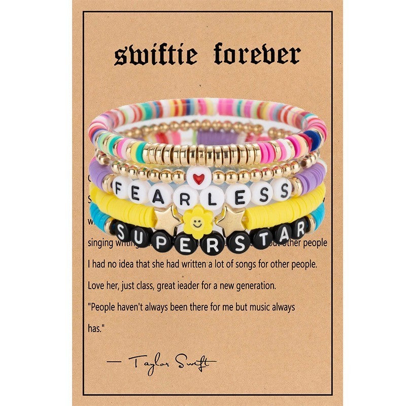 Swiftie Forever Stacked Bracelet Set