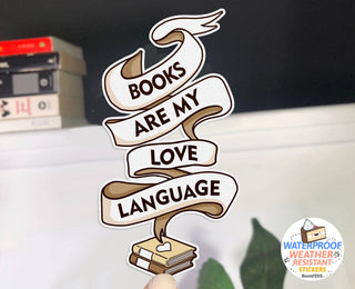 Books Are My Love Language Sticker