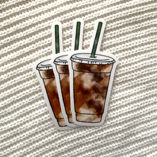 Iced Coffee Sticker