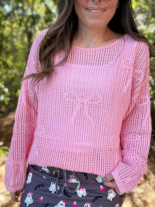 Bubblegum Bow Sweater