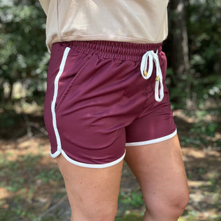 Maroon Everyday Shorts