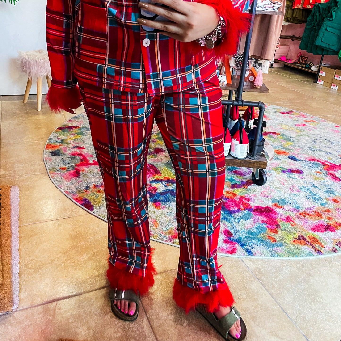 Nutcracker Plaid Pajama Set