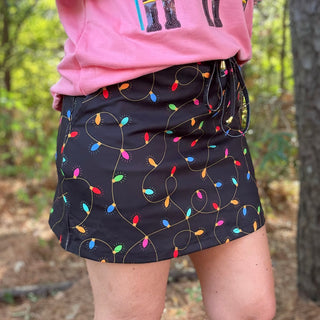 Christmas Lights Skort
