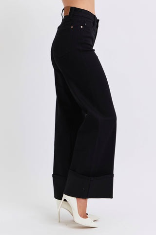 | Kate | Judy Blue High Waisted Retro Wide Cuffed Denim