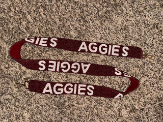 Aggies Edit: Texas A&M Beaded Purse Strap