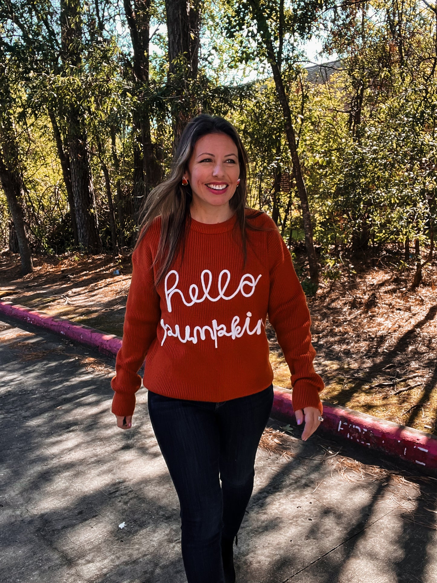 Hello Pumpkin Cozy Sweater