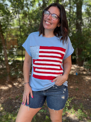 Vintage Americana Fringe Top