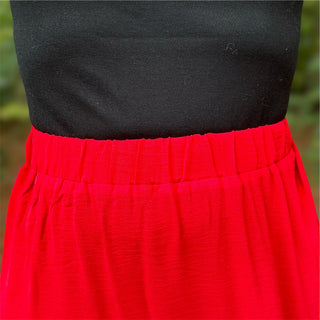 Strawberry Sway Maxi Skirt