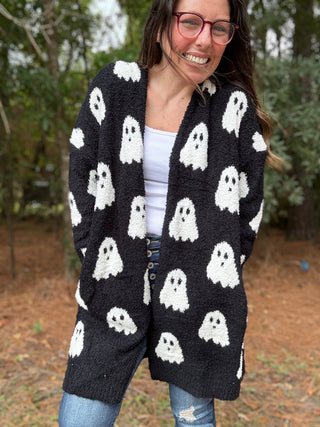 Ghost Reversible Cloud Cardigan