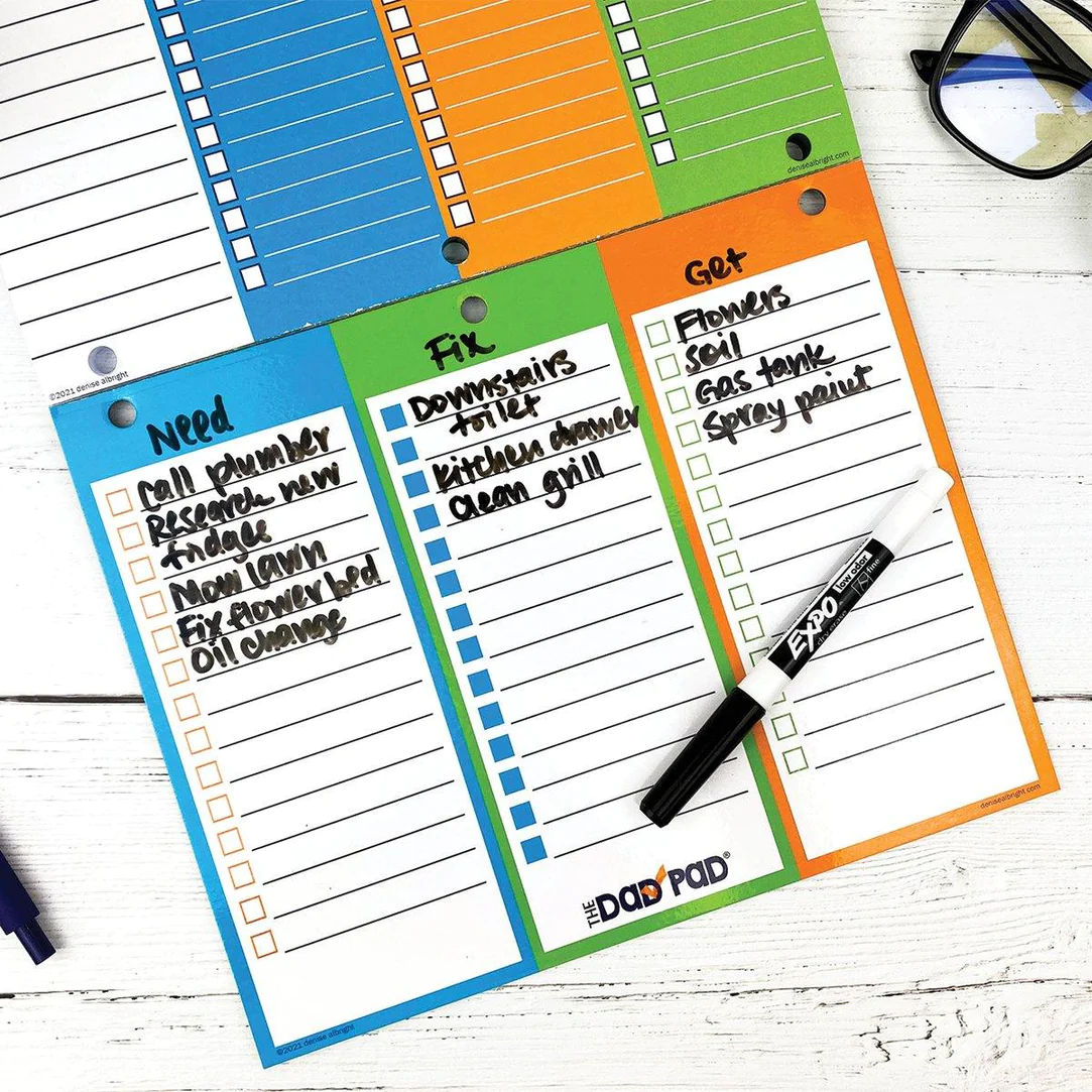 Dad Pad Weekly Planner Pad