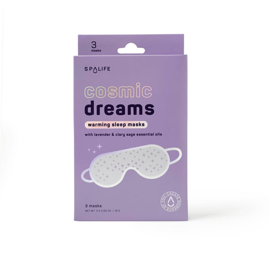 Cosmic Dreams Warming Sleep Masks, Spa Eye Masks- 3 Pack