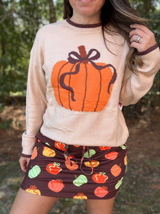 Pumpkin Chic Sweater