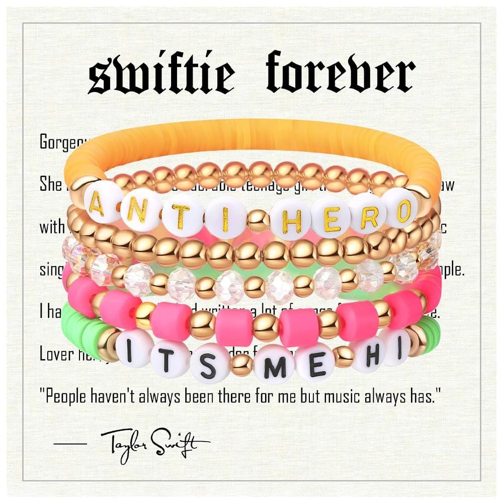 Swiftie Forever Stacked Bracelet Set