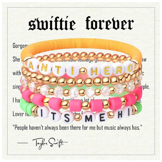 Swiftie Forever Stacked Bracelet Set