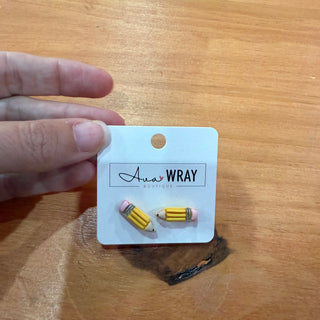 School Earrings: Studs