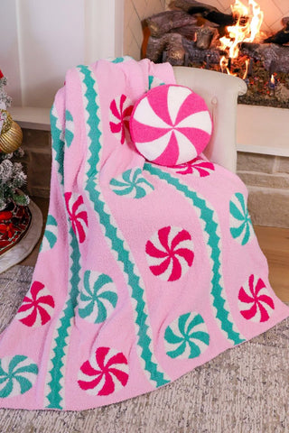PRE-ORDER: Pink Wintermint Blanket
