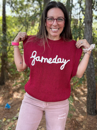 Gameday Sleeveless Sweater Vest