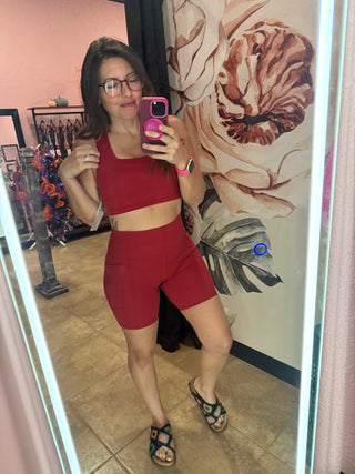 Cherry Bomb Biker Set