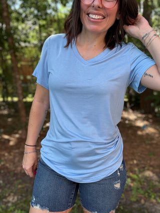 Basic Light Blue Tee