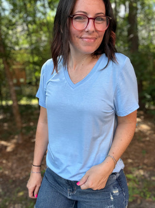 Basic Light Blue Tee