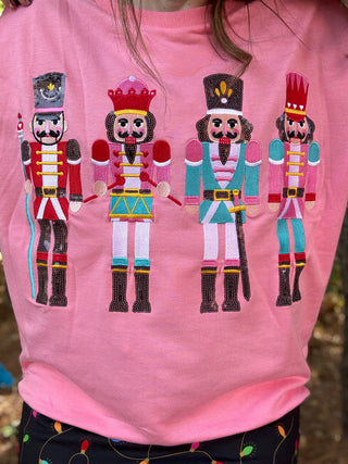 Nutcracker & Sparkle Sequin Long Sleeve Top