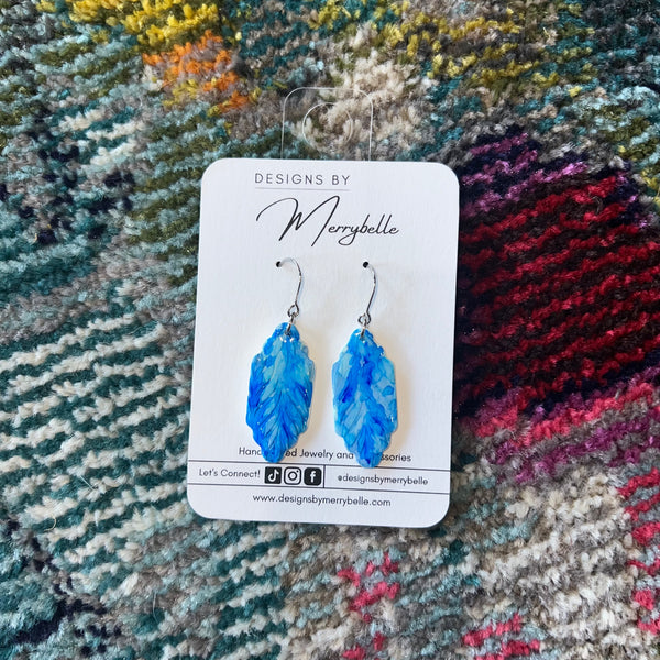 Merrybelle Earrings: Blues