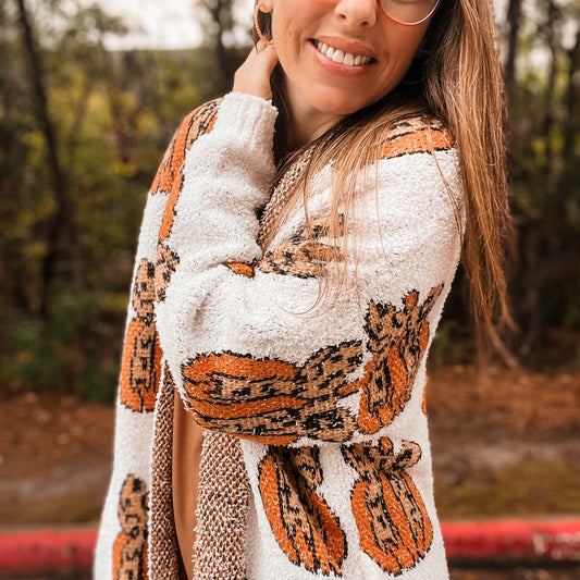 Pumpkin Cloud Cardigan