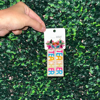 Teacher Beaded Earrings