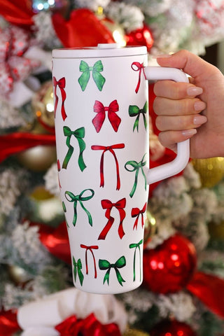 PRE-ORDER: Midnight Bow Christmas Edition Tumbler
