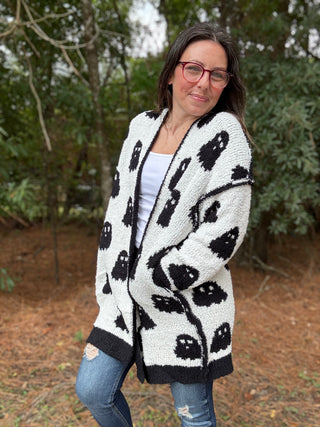 Ghost Reversible Cloud Cardigan