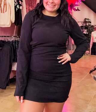 Holiday Knit Bodycon Mini Dress