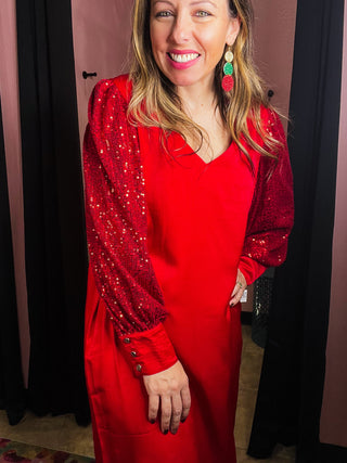 Eve Sequin Dress (2 colors)