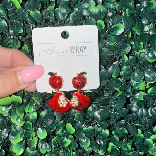 Bite of an Apple Earrings