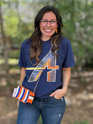 Retro Houston-Inspired Star Sequin {graphic tee}