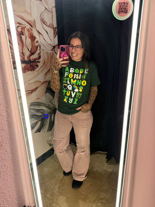 🍀 Lucky Letters {graphic tee}