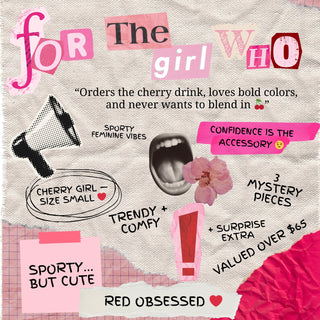For The Girl Who Loves Red – Sporty Chic Mystery Bundle
