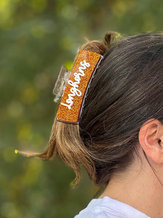 RMS Longhorns Glitter Hair Clip