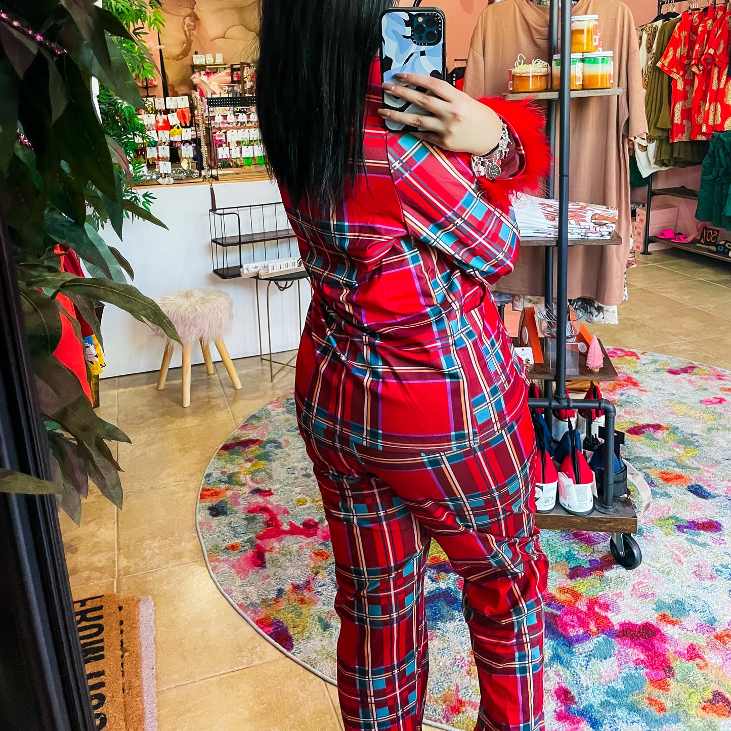 Nutcracker Plaid Pajama Set