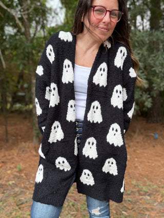 Ghost Reversible Cloud Cardigan