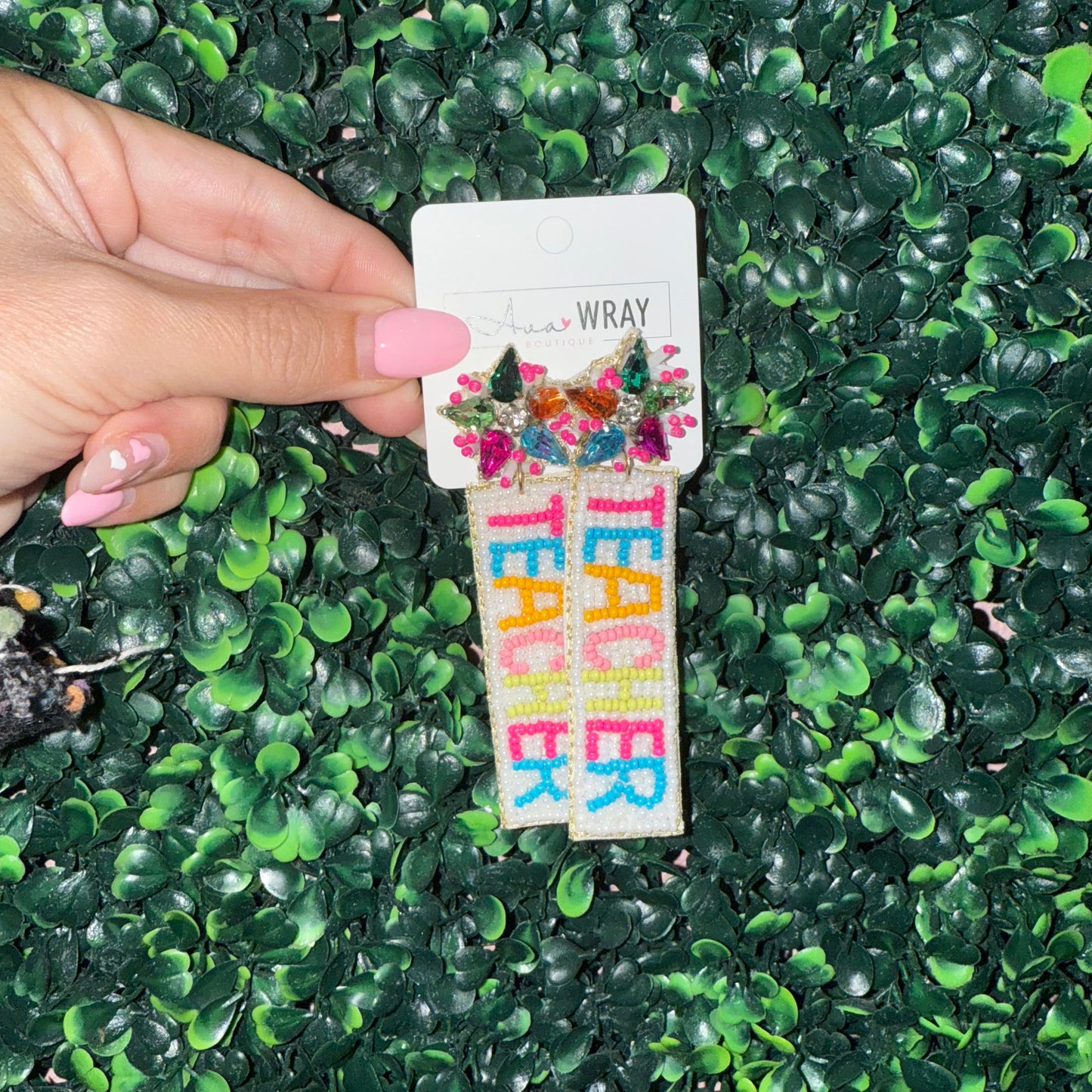 Teacher Beaded Earrings