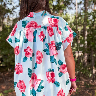 Rosey Posey Top