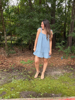 Dainty Denim Dress