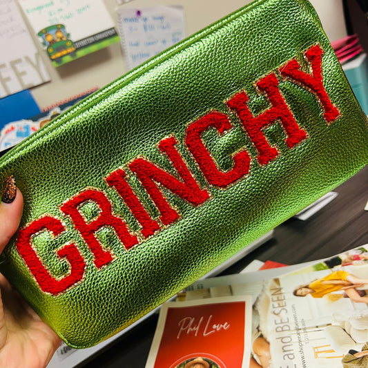 Grinch Cosmetic Bag