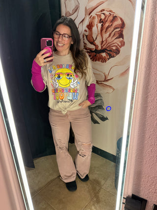 😊 Teacher Vibes (2 options)  {graphic tee}