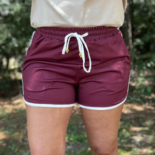 Maroon Everyday Shorts