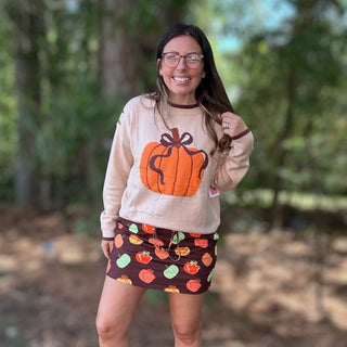 Pumpkin Chic Skort